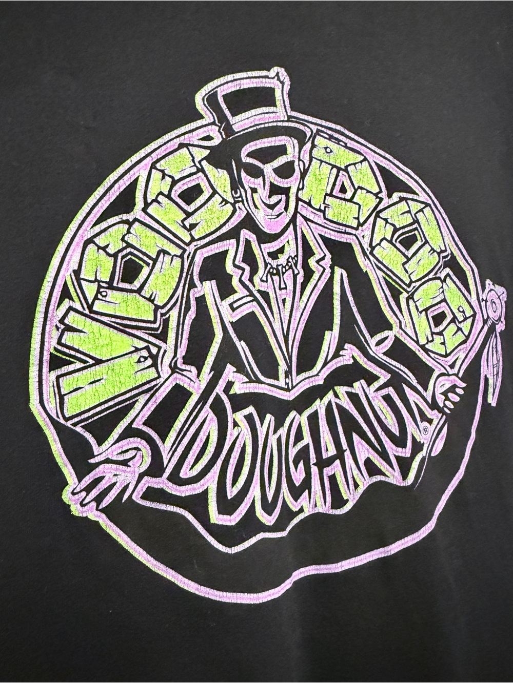 Voodoo Doughnut Logo 🍩 Unisex Graphic Tee Size XL